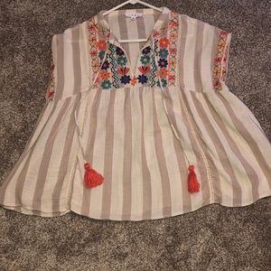 THML Embroidered Too Size Medium